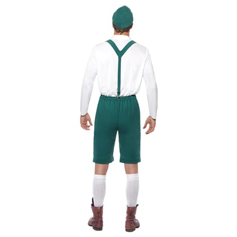 image 1 of Beer Fest Green Fancy Dress Costume Adult Mens Medium
