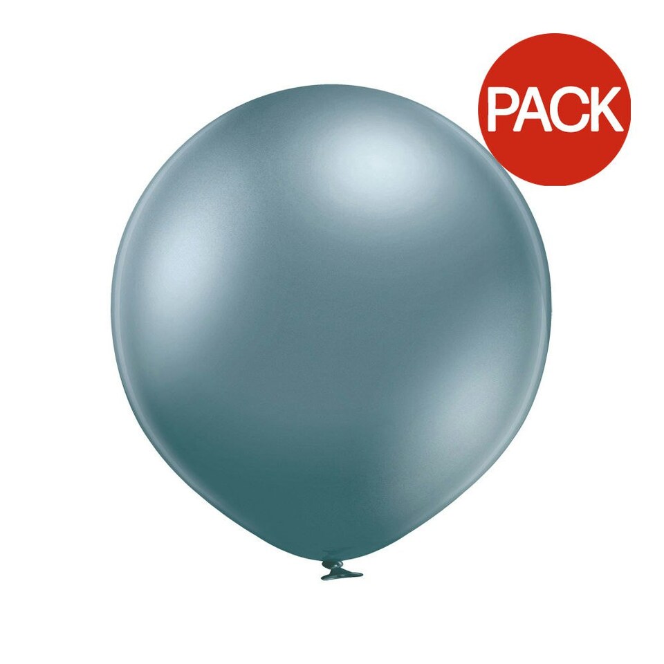 Belbal Gloss Balloon (Pack of 50) - Blue - One Size