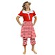 image 1 of Victorian Bather Costume Red | XL