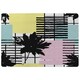 image 1 of Geometric Shape & Leaf Print (Rug) Multi | XL: 160x230cm