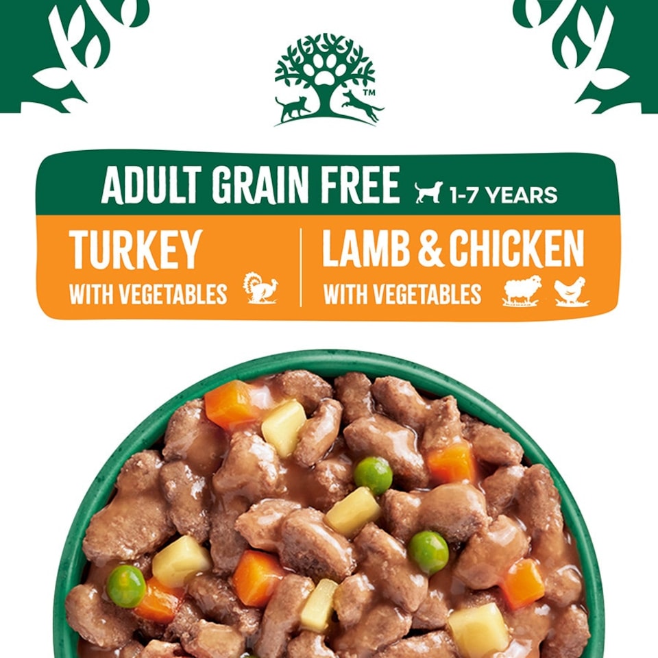 image 1 of James Wellbeloved Grain Free Adult Wet Dog Food Variety Pack Pouch 48 x 90g
