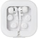 image 3 of Dofida Recycled ABS Plastic Wired Earphones - White - One Size