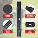 image 4 of SPARES2GO Metal Blade compatible with Challenge RM30 ME1030M RM31 ME1031M Lawnmower (30cm)