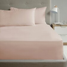 Percale Housewife Pillowcase Pair Pink