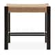 image 1 of Interiors by Premier Handwoven Stool, Durable And Comfortable Contemporary Bedroom Stool, Easy To Maintain Lounge Stool Black