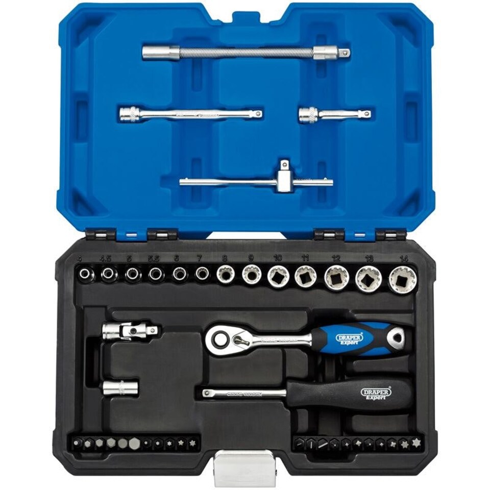1/4" Multi-Dr Socket Set 43Pce - 16479