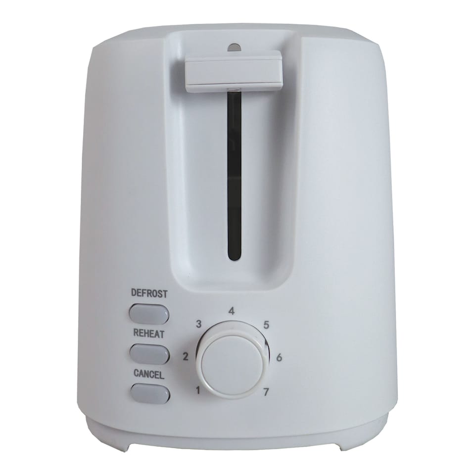image 1 of Igenix IGT0420W, 4 Slice Long Slot Toaster, Matte White