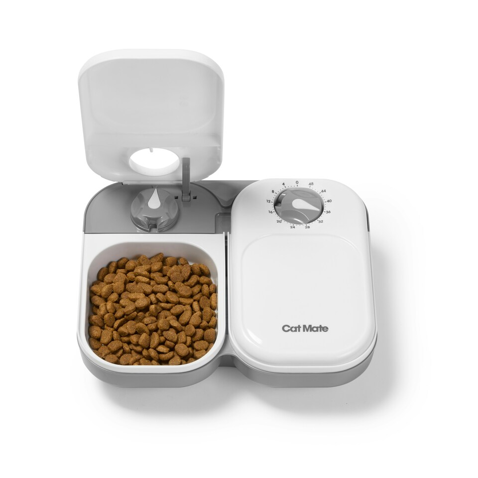 image 1 of Pet Mate Cat Mate C200 2 Meal Automatic Pet Feeder With Ice Pack