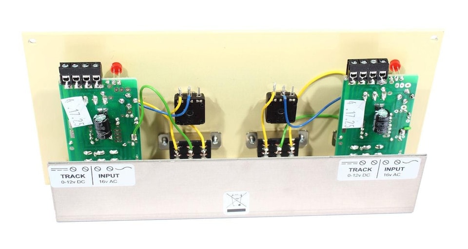 image 1 of Gaugemaster Controls Twin Track Panel Mounted Controller with Simulation