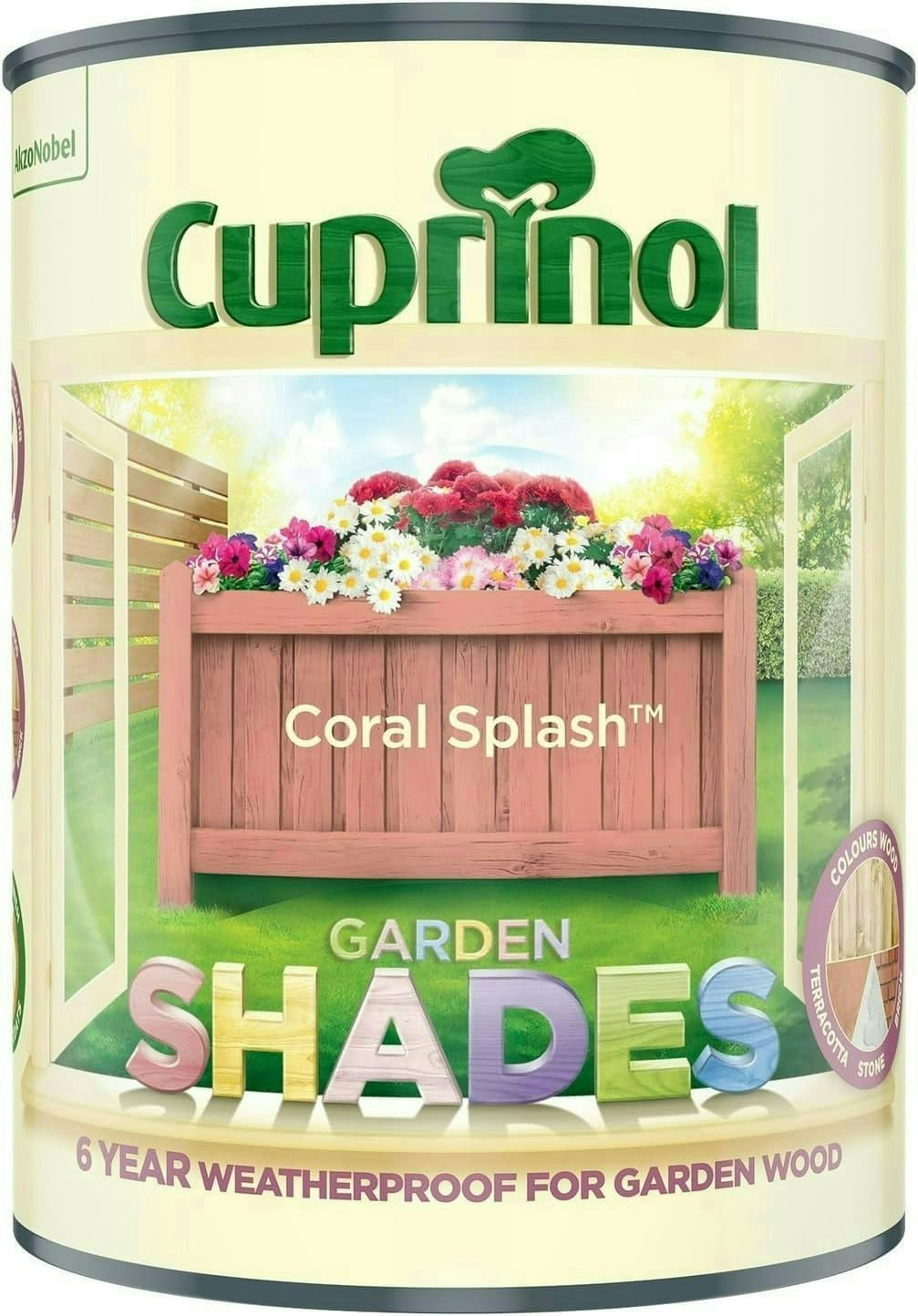 Cuprinol Garden Shades 1L Coral Splash - Tesco Groceries