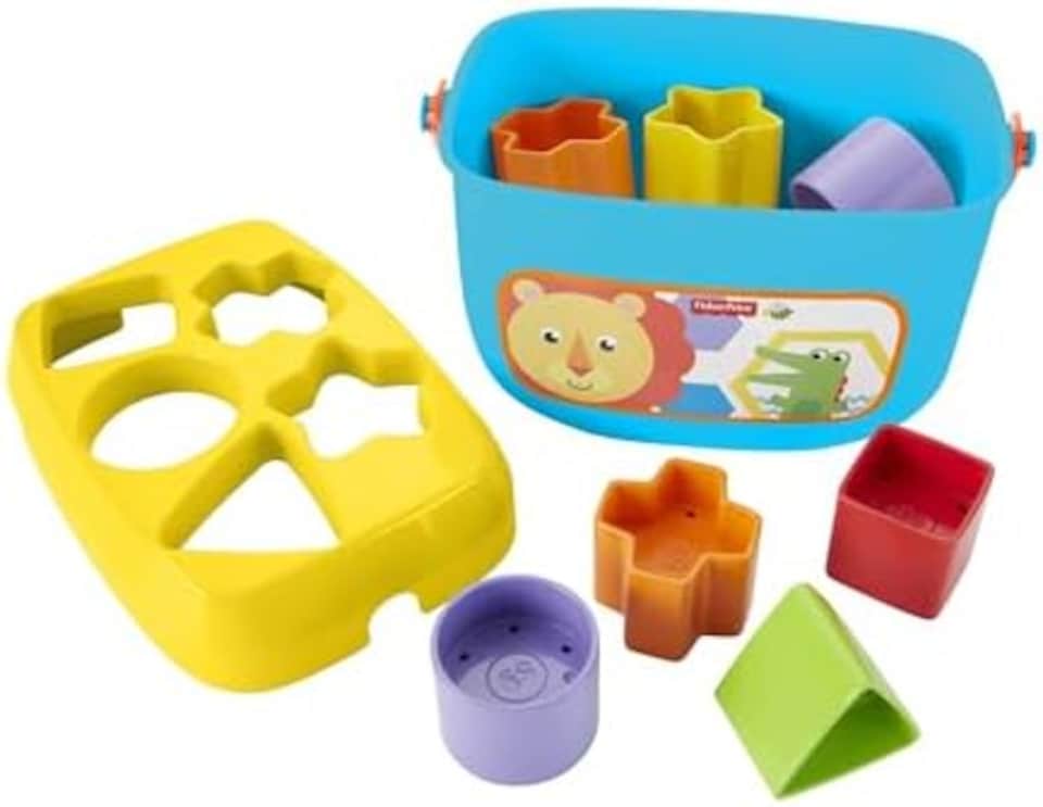 image 1 of Fisher Price Baby First Chunky Blocks Shape Sorter
