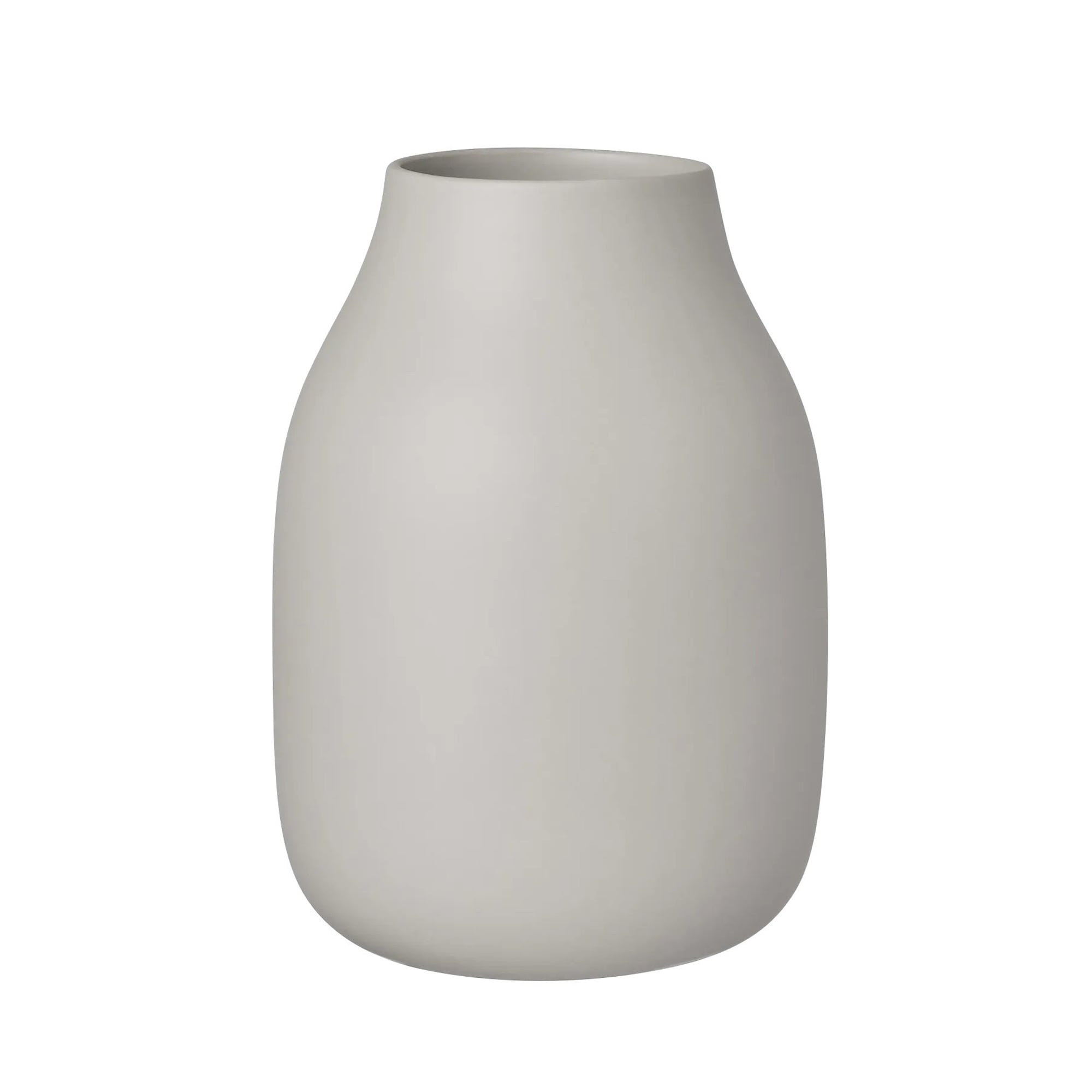 Blomus COLORA Vase Size L - Mourning Dove Matt in Light Grey