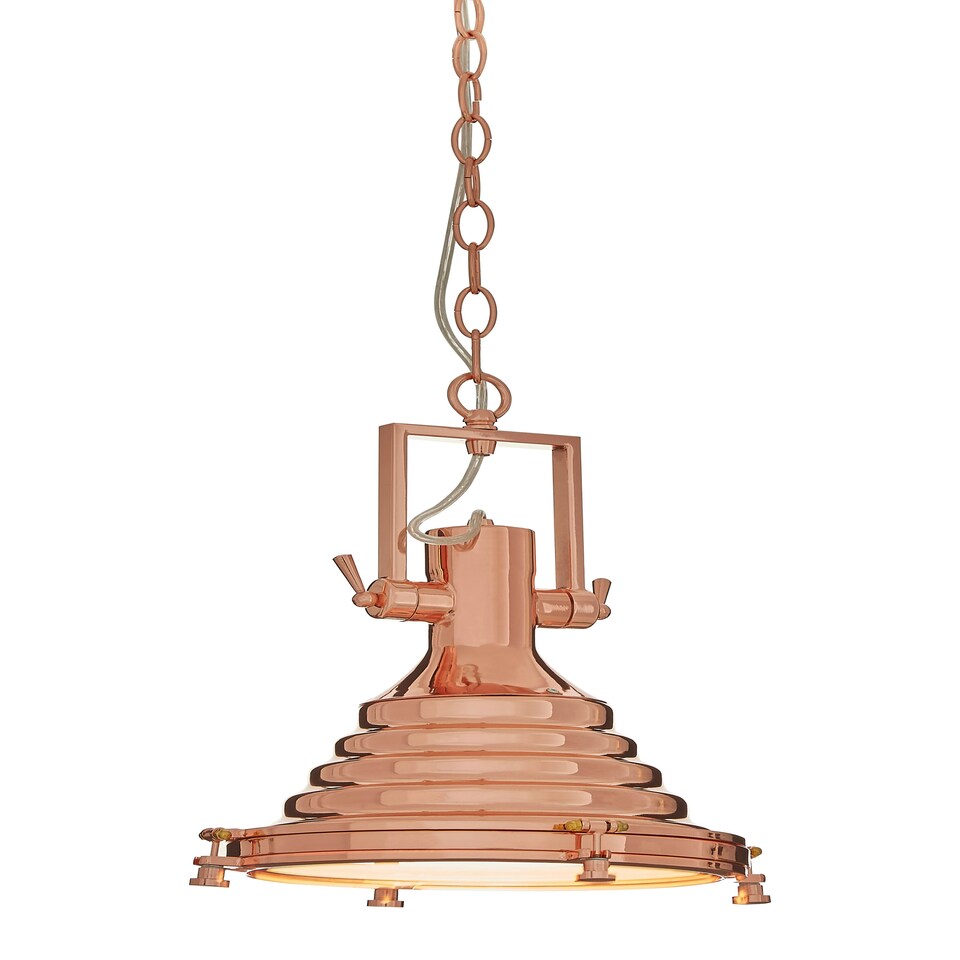 image 1 of Interiors by Premier Small Copper Pendant Light