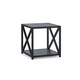 image 2 of Premium Stylish Black Ash Lamp Table Black
