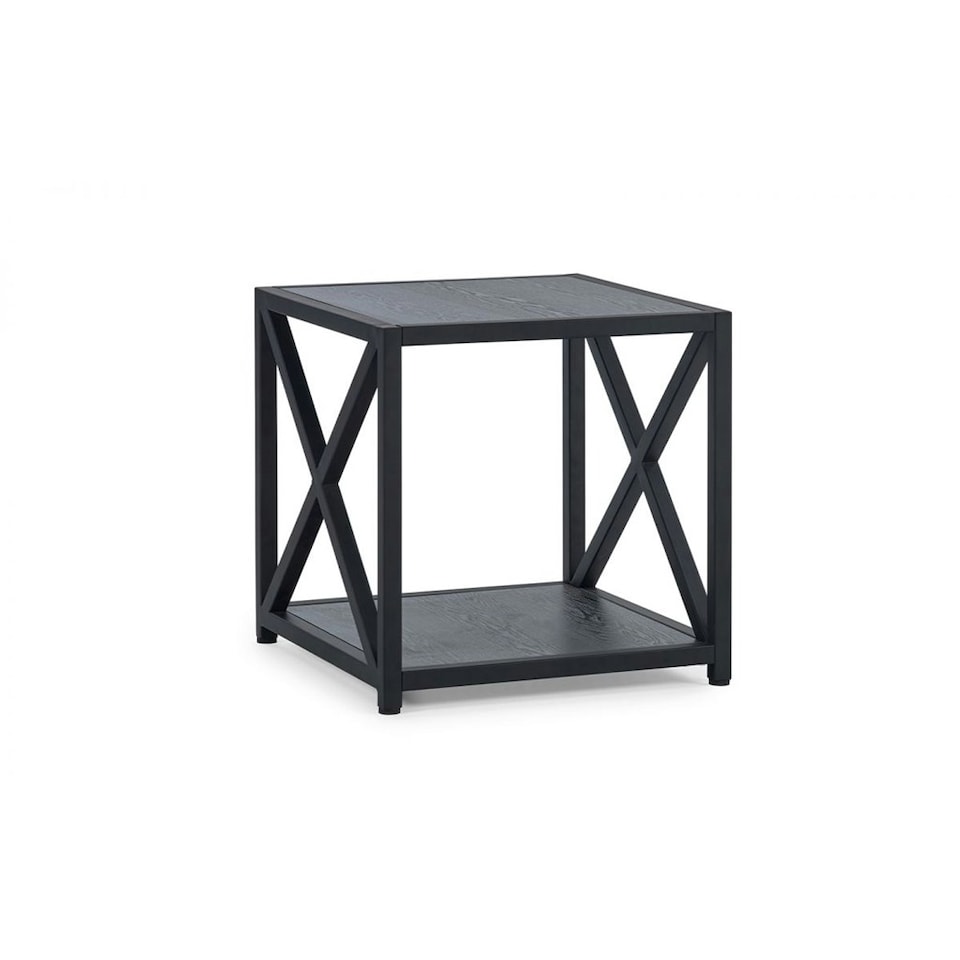 image 1 of Premium Stylish Black Ash Lamp Table Black