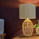 image 1 of ValueLights Natural Table Lamp Cream