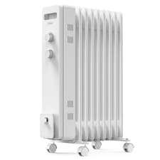 VonHaus Oil Filled Radiator 9 Fin Portable Electric Heater