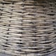 image 2 of 48/70cm Samuel Alexander KD Willow Christmas Tree Skirt Wicker Rattan- Large Natural