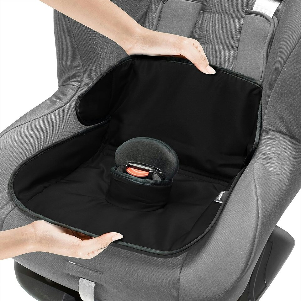 image 1 of Lynmark® Potty Training Car Seat Protector Cover for Spills, Nappy Leaks, and Accidents Grey | 2 pack