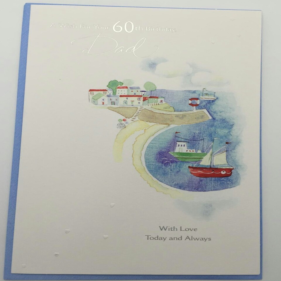 image 1 of Wonderful Dad Happy Birthday 60th Dad Card