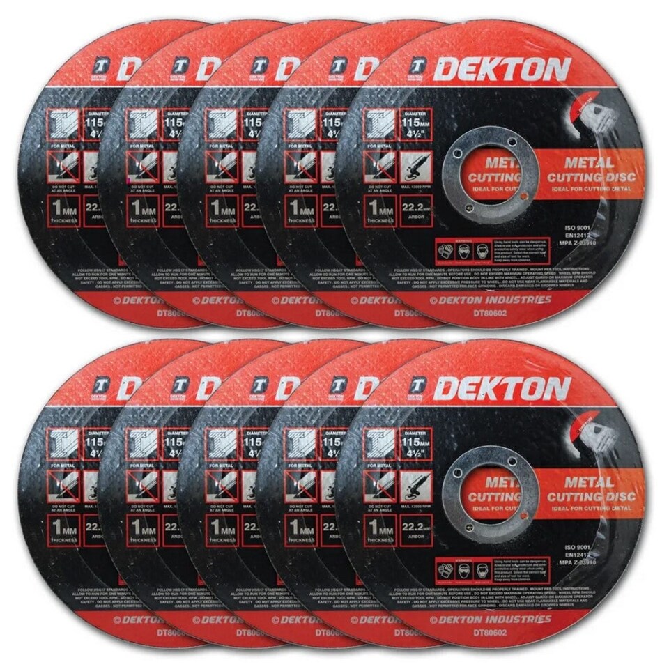 image 1 of 10 X Ultra Thin Metal Cutting / Slitting Discs 115mm 4.5 Inch For Angle Grinder