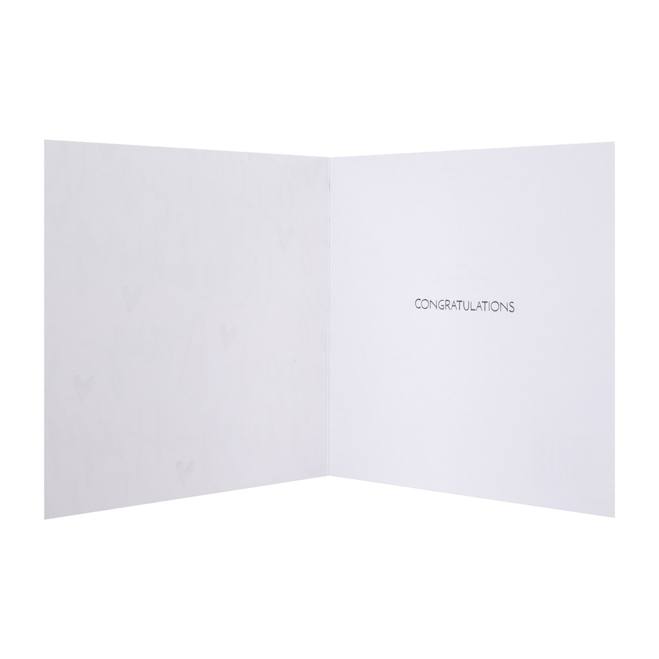 image 1 of Hallmark Wedding Card - Inkwave Typography Design