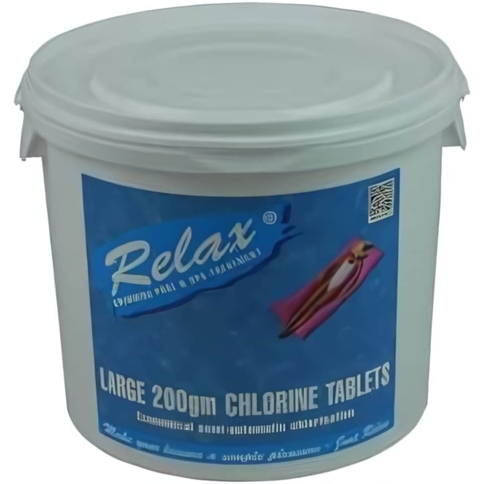 image 1 of Plastica 5kg 200g Relax Chlorine Tablets