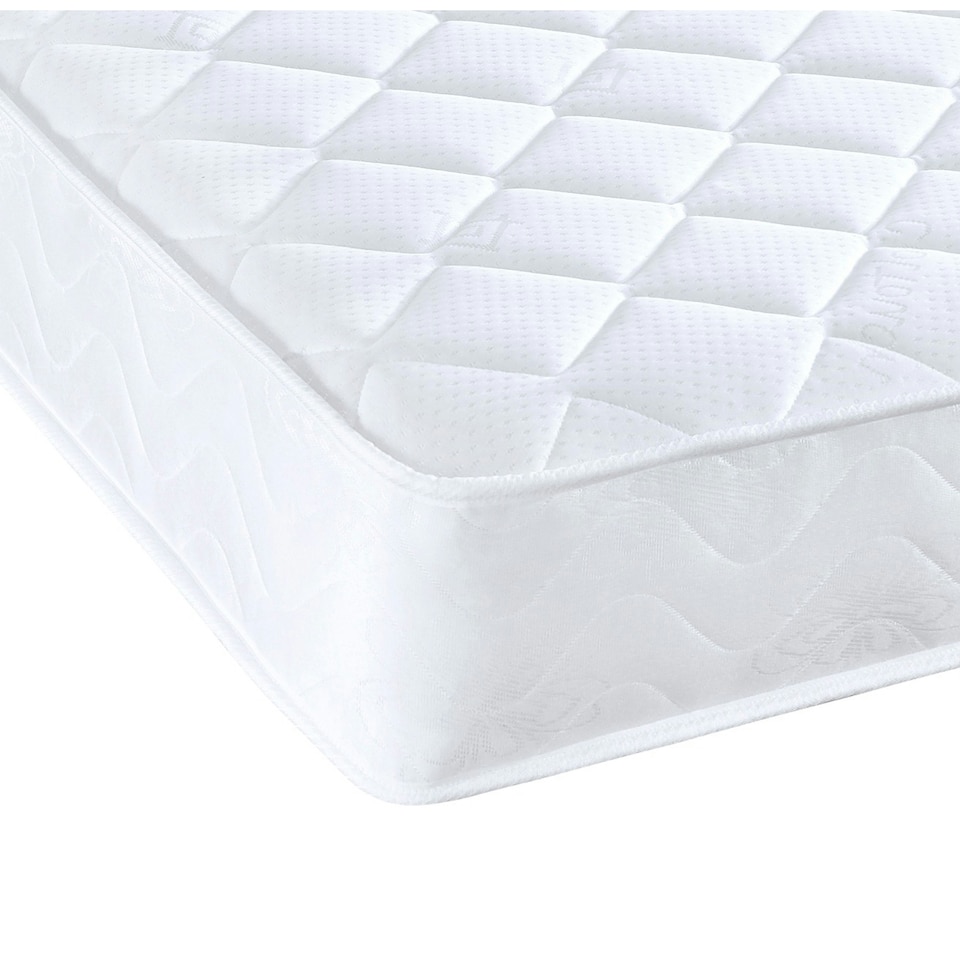image 1 of Darcy Diamond Micro Quilted Spring Mattress - 7" Deep | White | Double