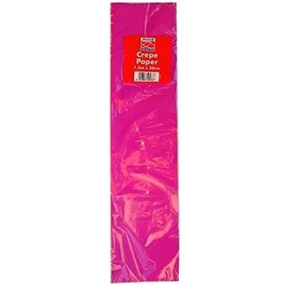PremierImpact Plain Crepe Paper - Dark Pink - One Size