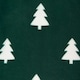image 4 of OHS Christmas Tree Print Polar Fleece Blanket Throw, 120x150cm - Green