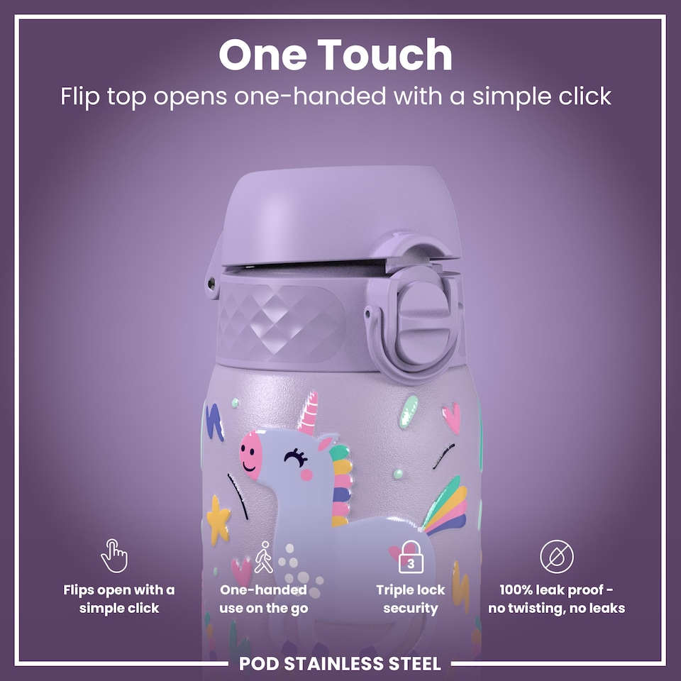 image 1 of Leak Proof Water Bottle, Vacuum Insulated, 320ml (11oz)
