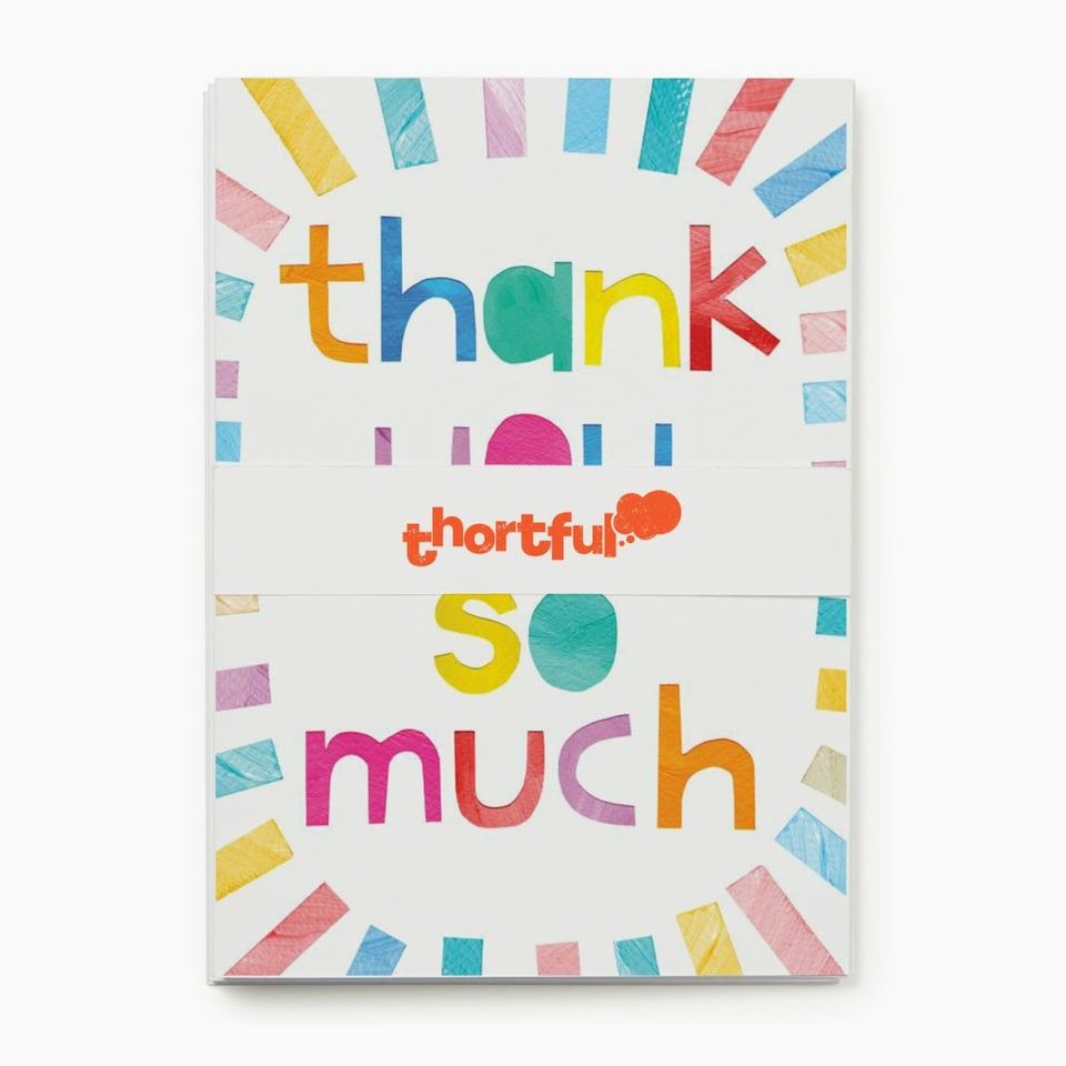 image 1 of Kids Classic Design Thank You Card Pack - Pack of 8 (4 Designs)