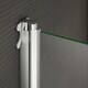 image 6 of 800x1400mm 180 Pivot Shower Bath Screen Tempered Glass Door Panel Chrome