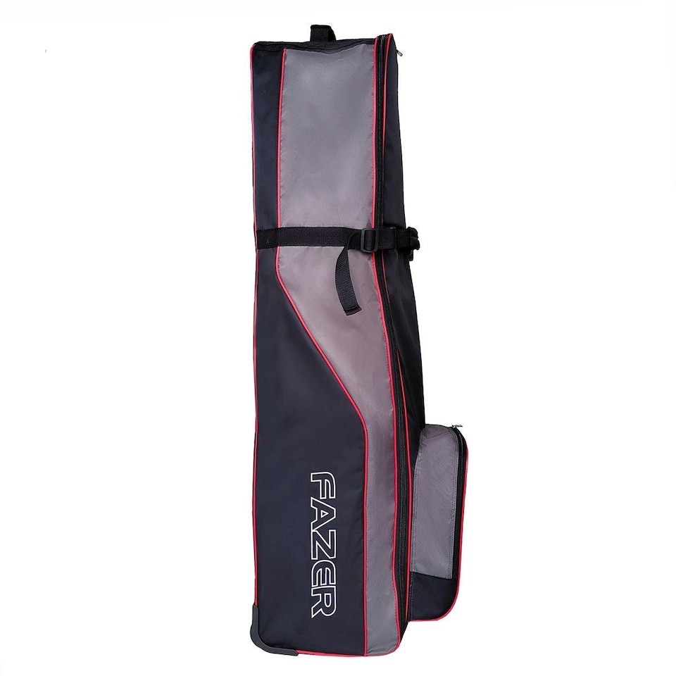 image 1 of Fazer Deluxe Golf Travel Cover - Black/Red