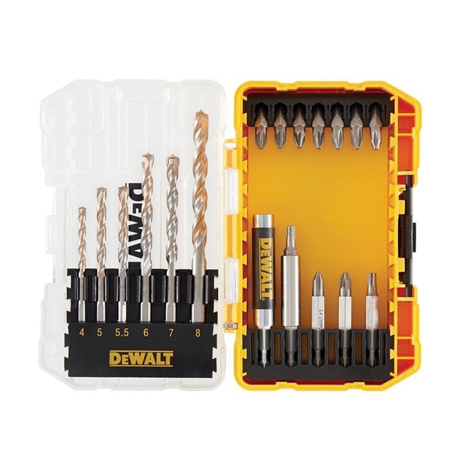 Dewalt Power Tools Dt70712 Extreme Masonry Drill Drive Set, 19 Piece - Multi Colour - One Size