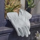 image 2 of Briers Ultimate Lined Leather Gardening Gloves, White, Large
