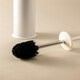 image 4 of Cosmic Toilet Brush and Holder with Durable Stainless Steel, Matt Finish White