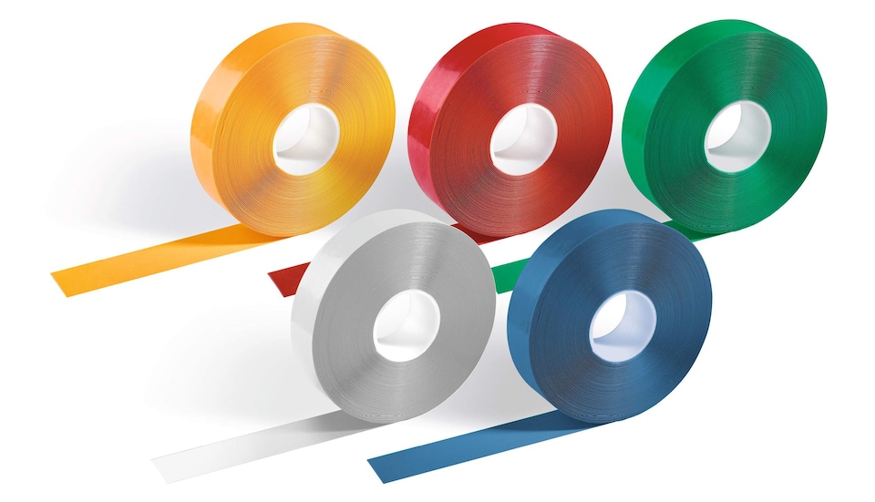 image 1 of Durable DURALINE Slip-Resistant Floor Marking Tape | 50mm x 30m | Green | Green