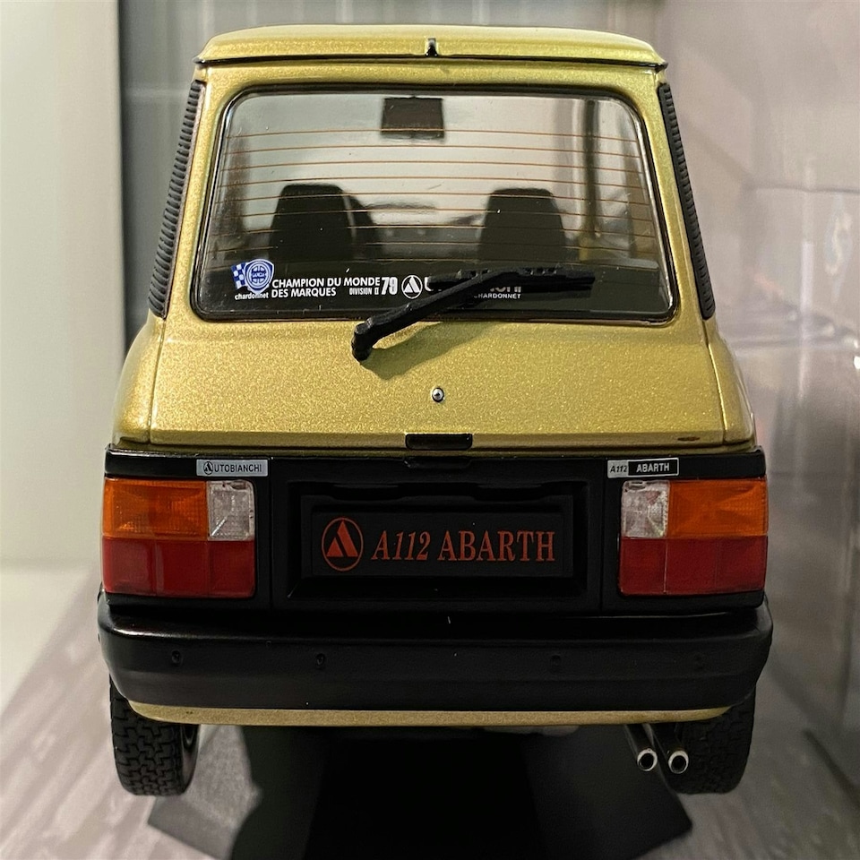 image 1 of Autobianchi A112 Abarth Bronze 1990 1:18 Scale Solido 1803804
