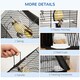 image 2 of PawHut Metal Bird Cage, With Plastic Perch, Swing Ring, Handle, 39 x 33 x 47cm