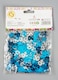 image 4 of 30th Birthday Confetti Blue & Silver 1 pack x 14 grams birthday decoration Foil Metallic 1 pack