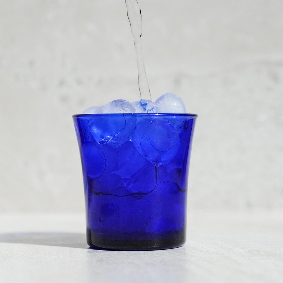 image 1 of Duralex Lys Tumbler Glasses - 210ml - Sapphire - Pack of 6 | Blue | Sapphire