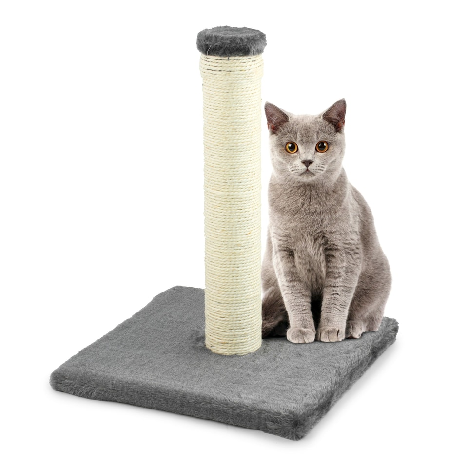 image 1 of KCT Small Grey Cat Scratching Post