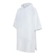 image 3 of Towel City Unisex Adult Poncho - White - One Size