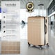 image 2 of Suitcase Set - 3 hard-shell suitcases with telescopic handle, removable wheels | Cream | champagne | 1