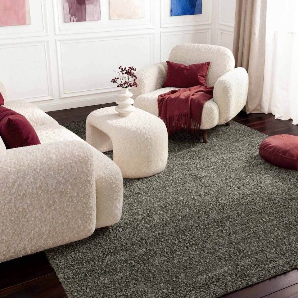 image 1 of Ted Baker Portobello Handwoven Soft Plain Living Room Rug