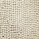 image 6 of Chenille Bobble Bath Mat Non-Slip 50 x 80cm - Cream