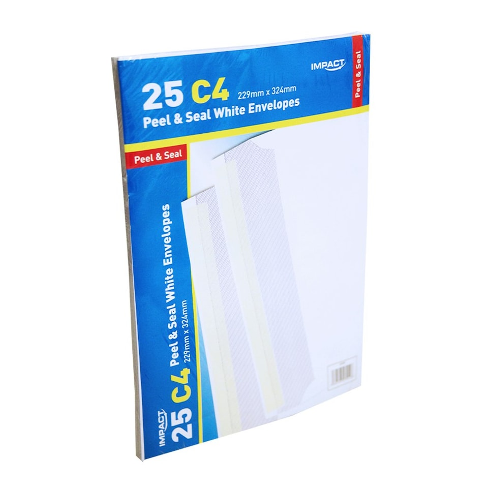 image 1 of Impact C4 Self Seal Envelope - White - One Size