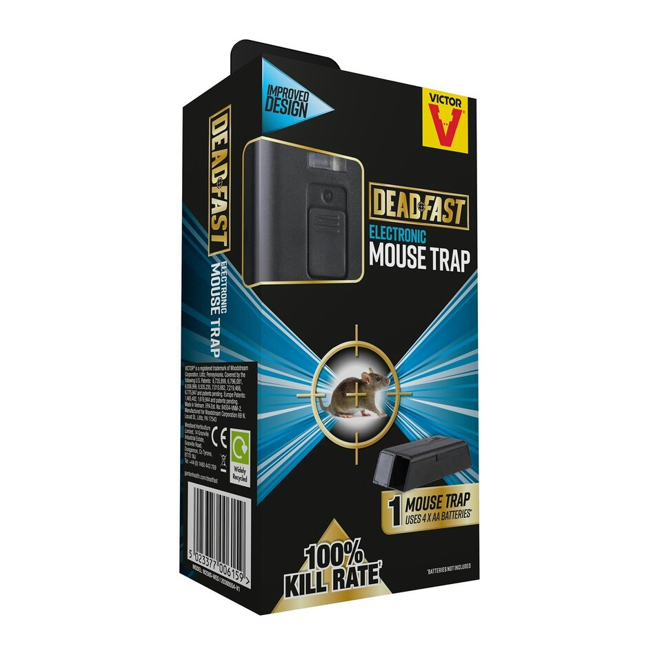 image 1 of Deadfast Electronic Mouse Trap Reusable Rodent Control Indoor Use