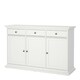 image 3 of Paris Sideboard with 3 doors and 3 drawers in White White